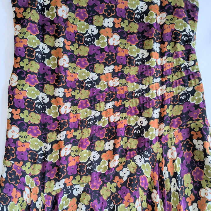 Jones New York Silk Midi Dress Size 14