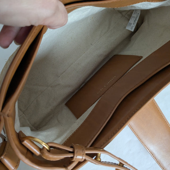 Charles & Keith Raffia Convertible Shoulder Bag