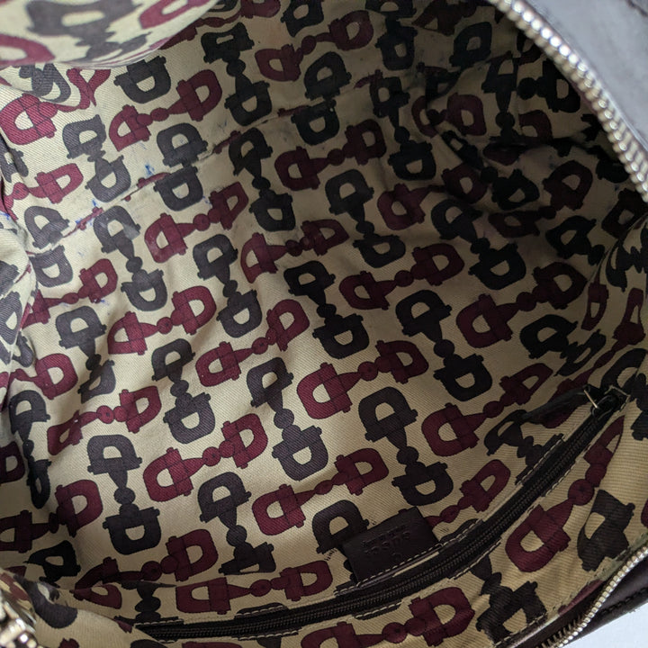 Gucci Guccissimo GG Signature Abbey D Ring Shoulder Bag