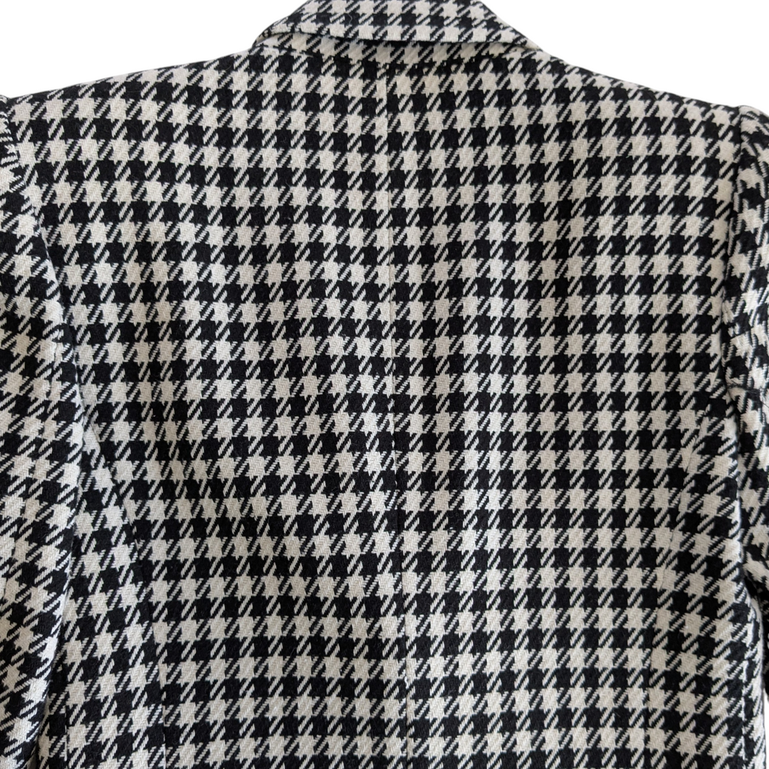 Zara Houndstooth Blazer Size Small