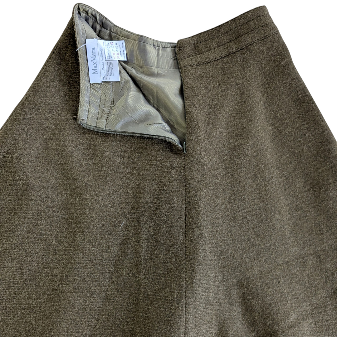 MaxMara Alpaca and Wool Full Skirt Size 2