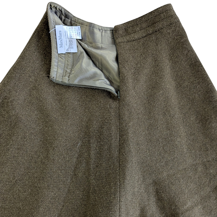MaxMara Alpaca and Wool Full Skirt Size 2