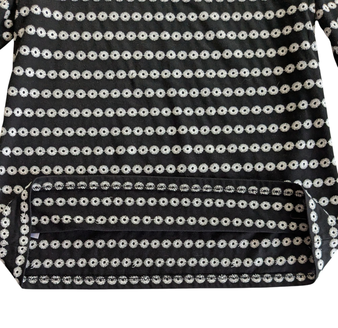 Ann Taylor Black & White Top Size Small