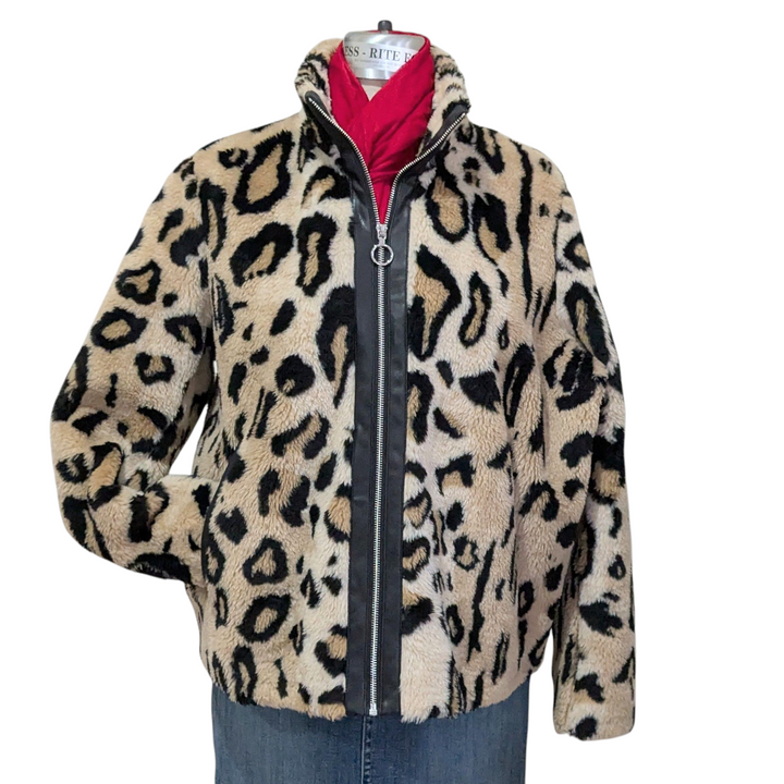 Express Faux Fur Coat Size XL