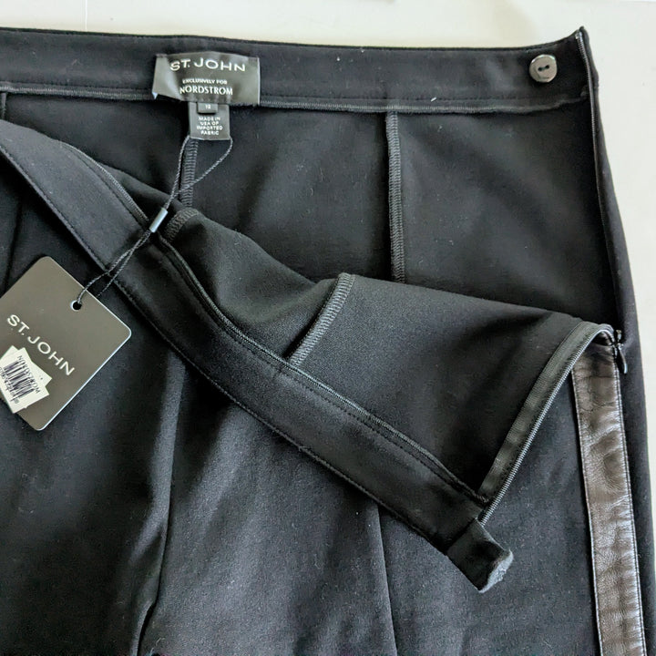 St John Ponte Ankle Pants Size 12 NWT