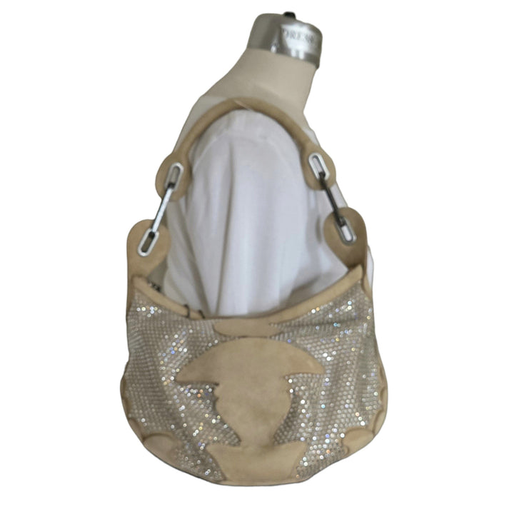 Jimmy Choo Grant Hobo with Crystals