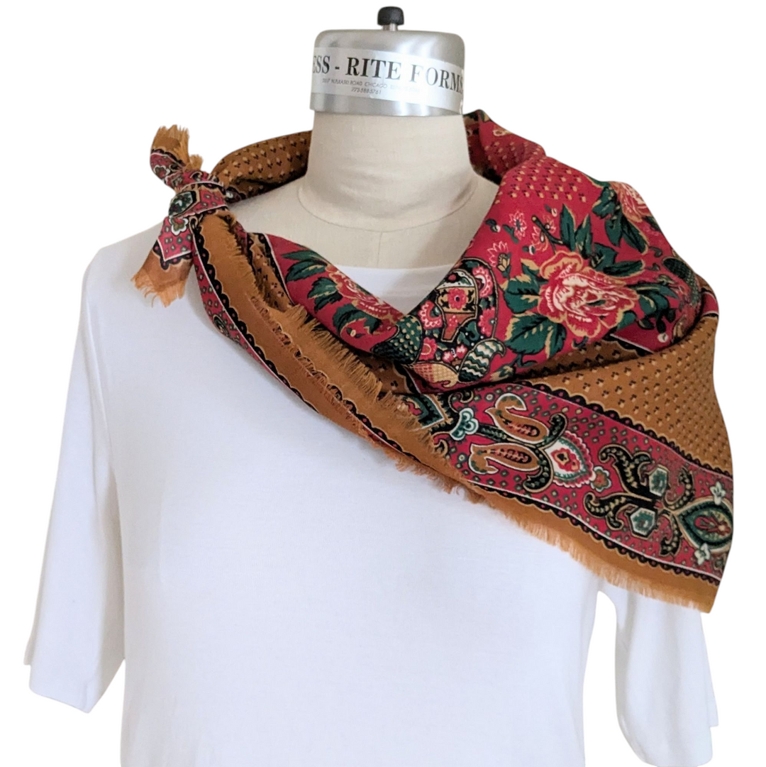 Oscar de la Renta Square Scarf