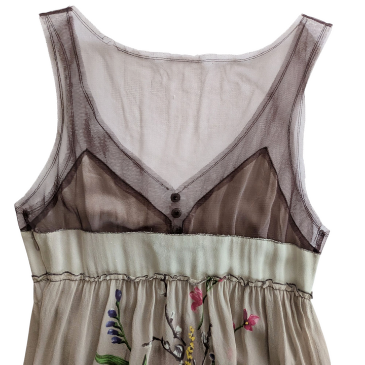 BCBG Sleeveless Silk Dress Size Small