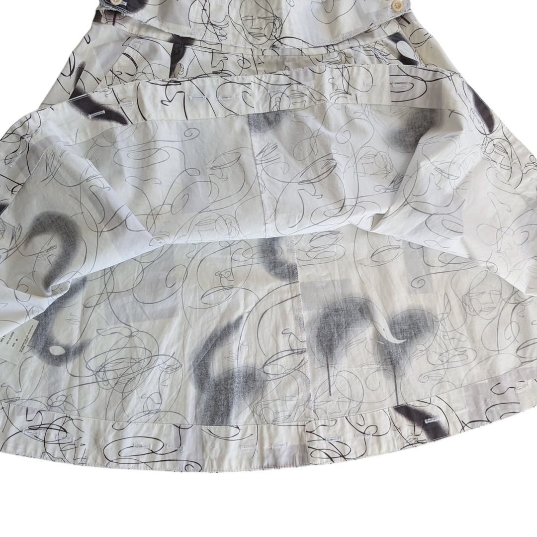 Prada Cotton Pleated Skirt Size 38/6