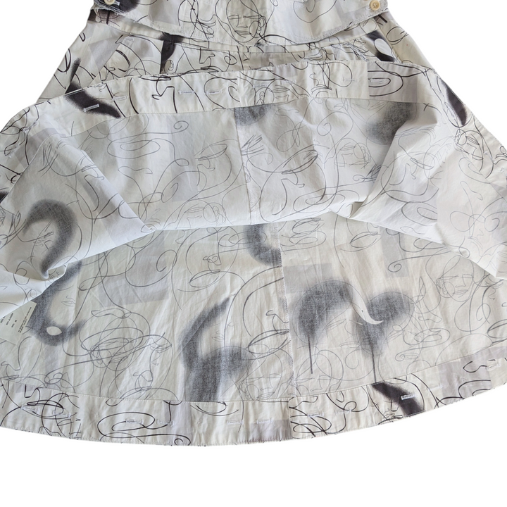Prada Cotton Pleated Skirt Size 38/6