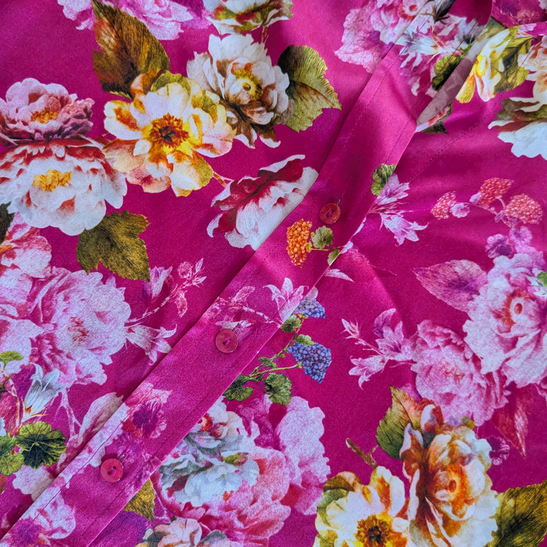 L'Agence Silk Blouse Size XS Tall