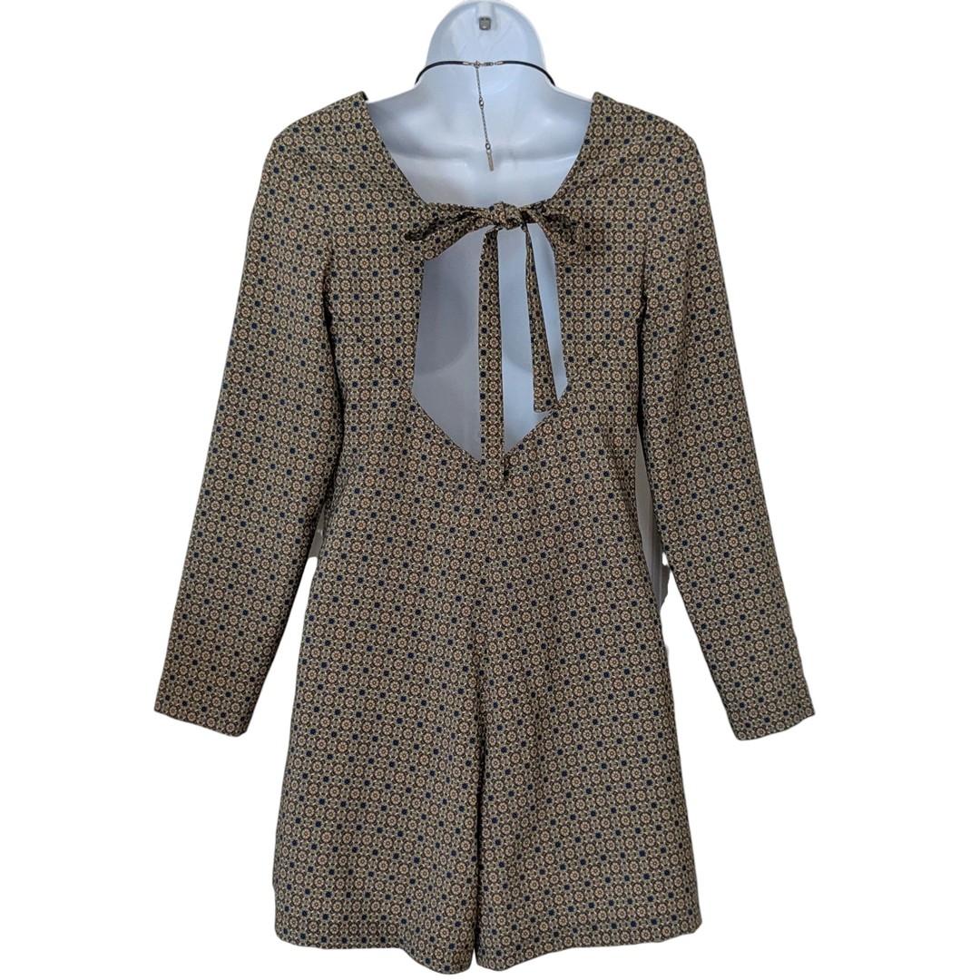 Zara Trafaluc Long Sleeve Romper Size Medium