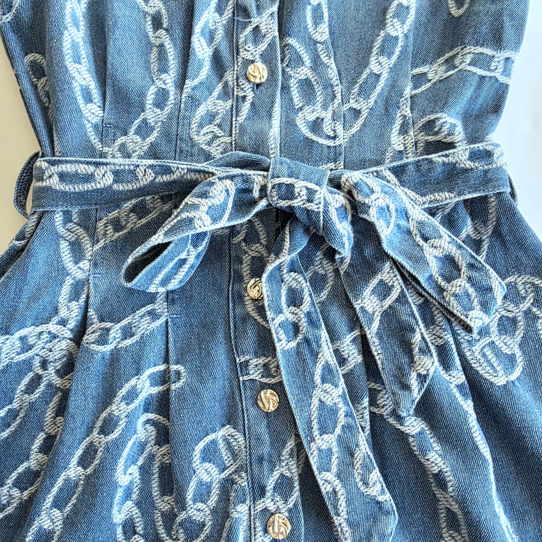 Zoe & Claire Denim Midi Dress Size XS