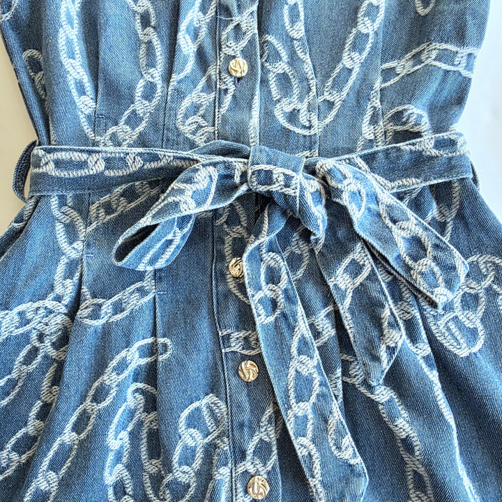 Zoe & Claire Denim Midi Dress Size XS