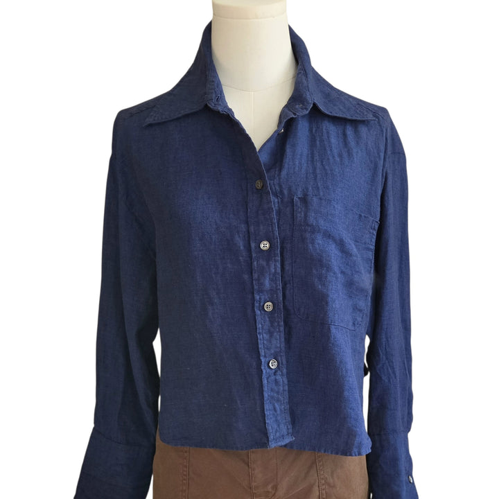 Banana Republic Linen Shirt Size XSP