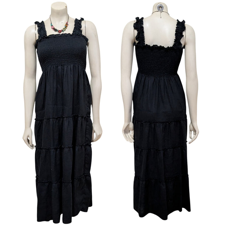 Quince Linen Midi Dress Size Small