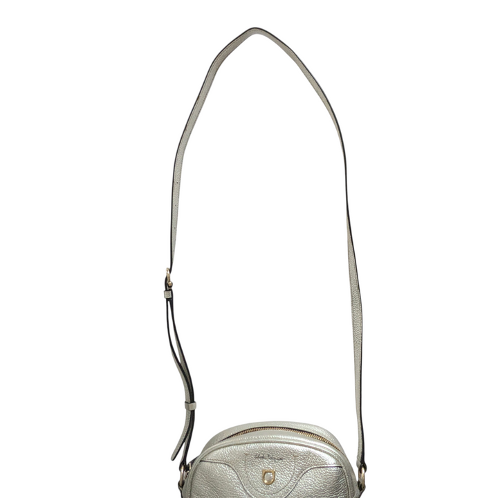 Salvatore Ferragamo Ganini Silver Crossbody Bag