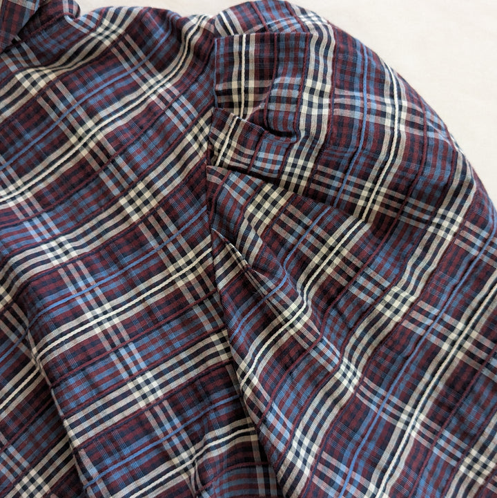 Veronica Beard Isabel Plaid Top Size Large