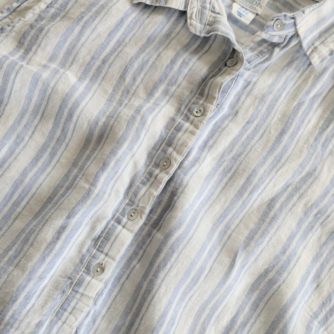 Sigrid Olsen Linen Shirt Dress Size 3X