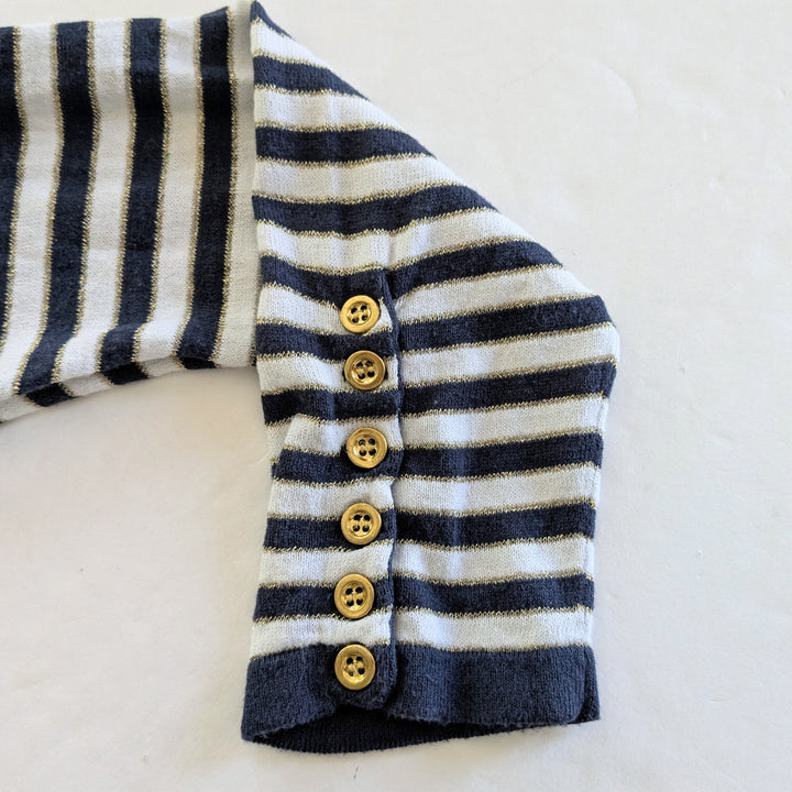 Nicole by Nicole Miller Striped Sweater Size Medium