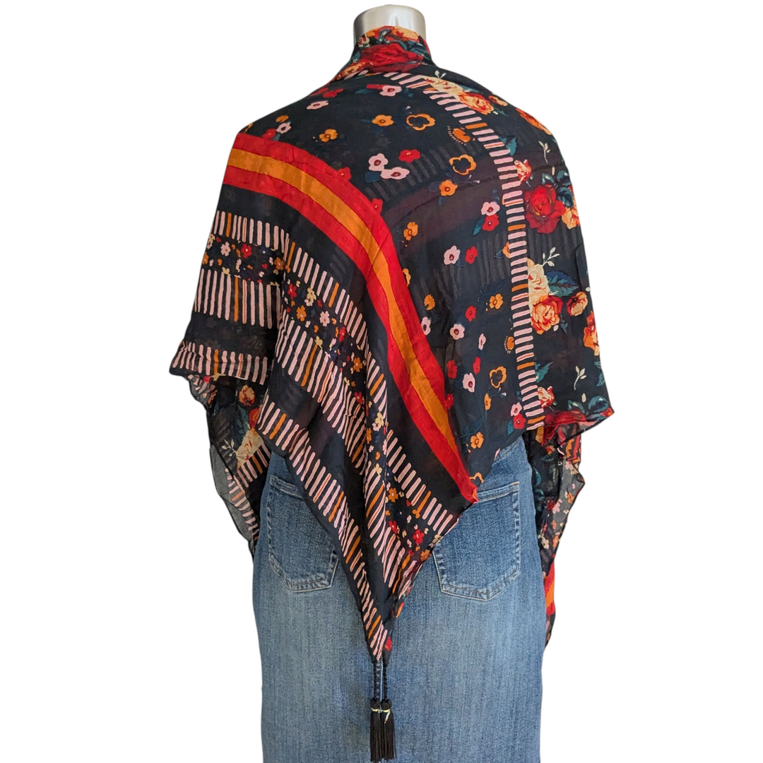 Saachi Wool & Silk Square Scarf