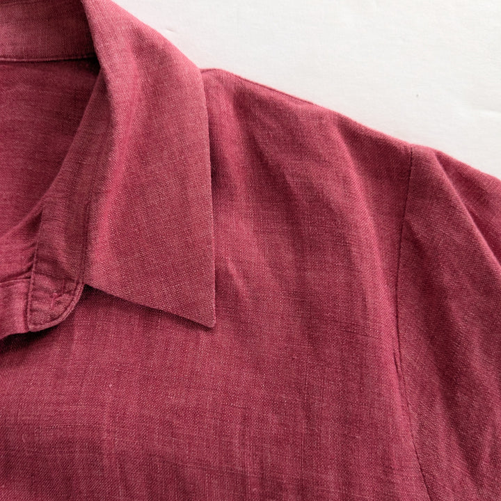 Eileen Fisher Linen Shirt Dress Size Large