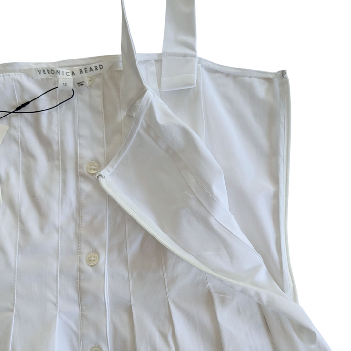 Veronica Beard Laura White Top Size 12 NWT