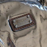 Moschino Bronze Patent Leather Handbag