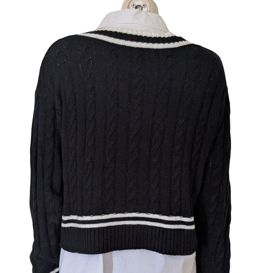 Elodie Varsity Sweater Size Medium