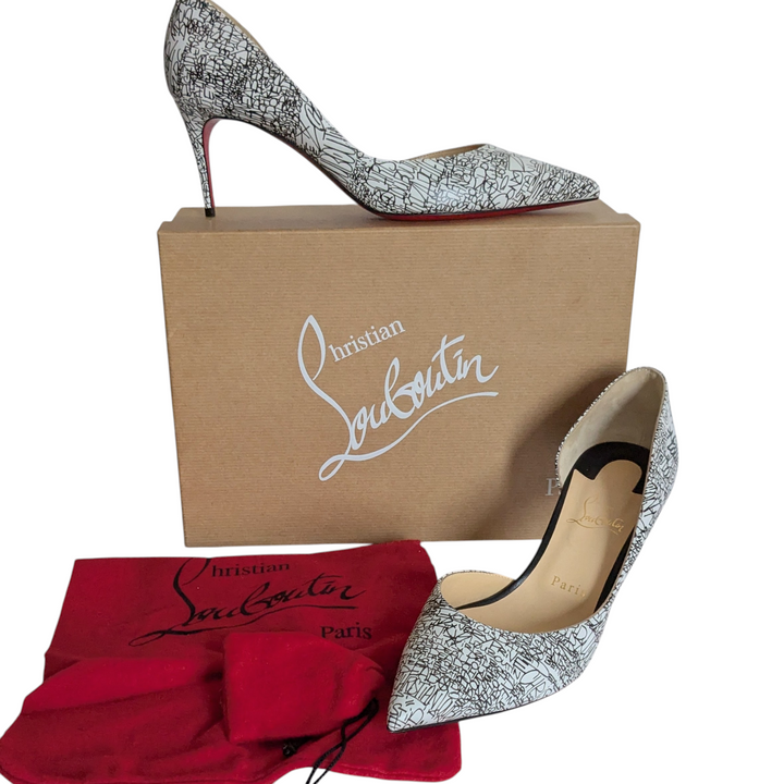 Christian Louboutin Iriza 70 D'Orsay Pumps Size 39.5
