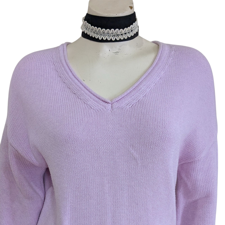 Tommy Bahama Lilac Cotton Sweater Size Small