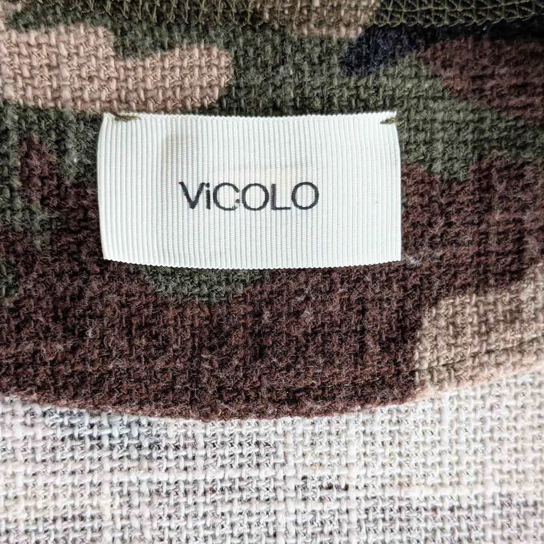 Vicolo Camo Print Cotton Jacket Size Medium