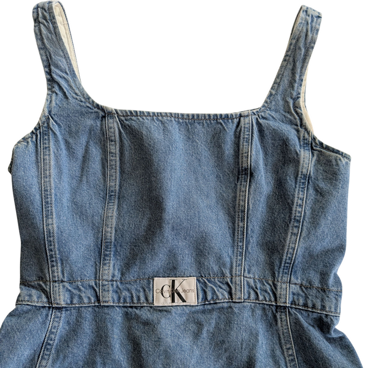 Calvin Klein Jeans Denim Dress Size Small