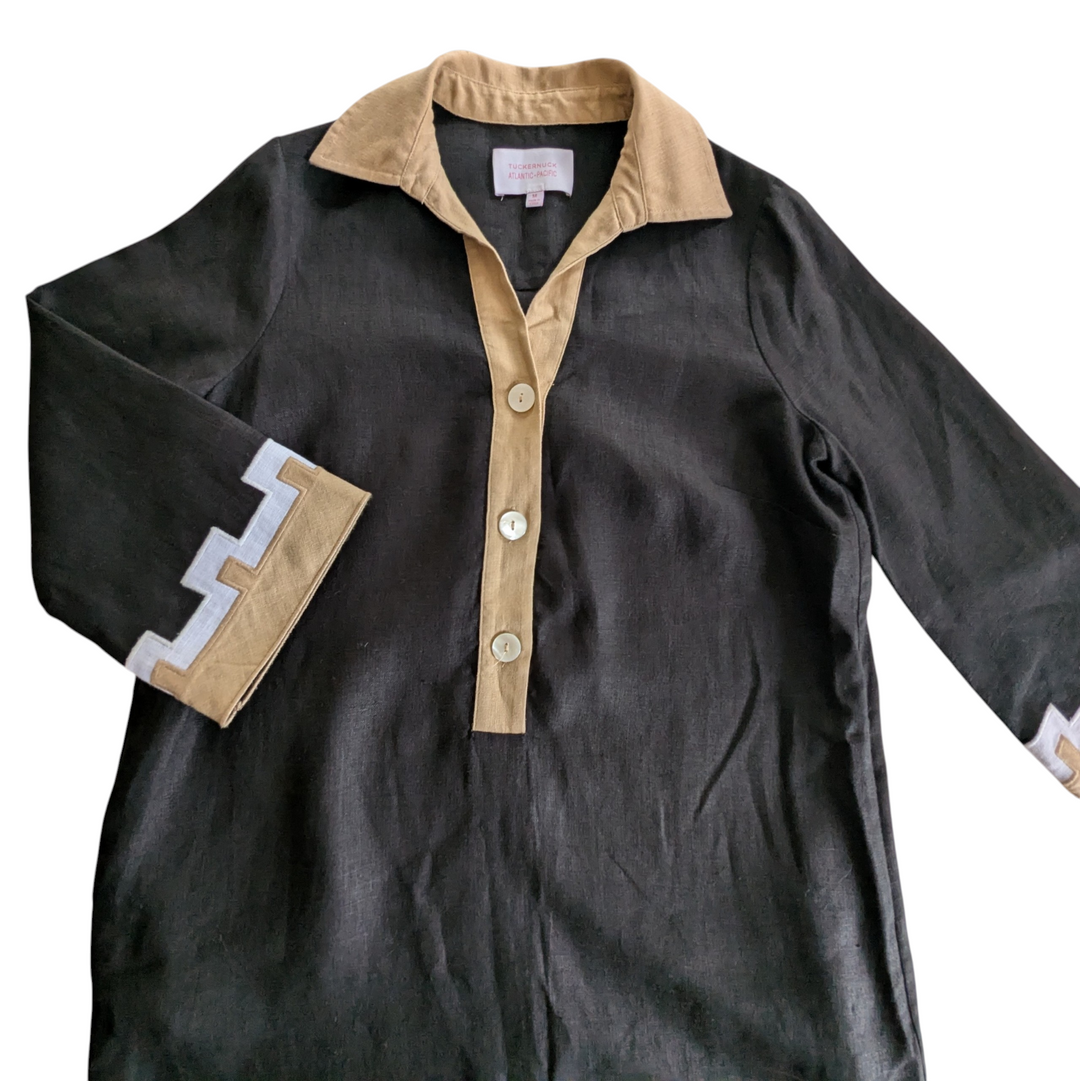 Tuckernut x Atlantic-Pacific Collier Linen Dress