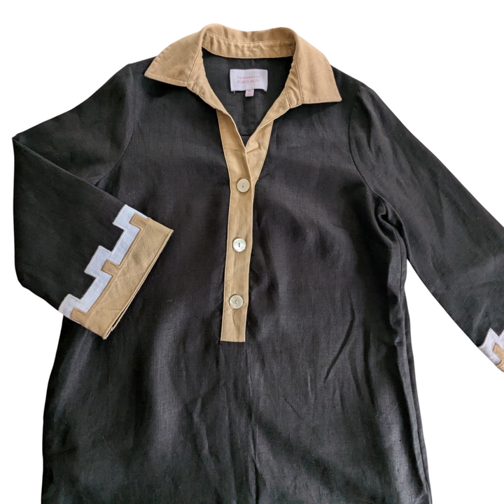 Tuckernut x Atlantic-Pacific Collier Linen Dress