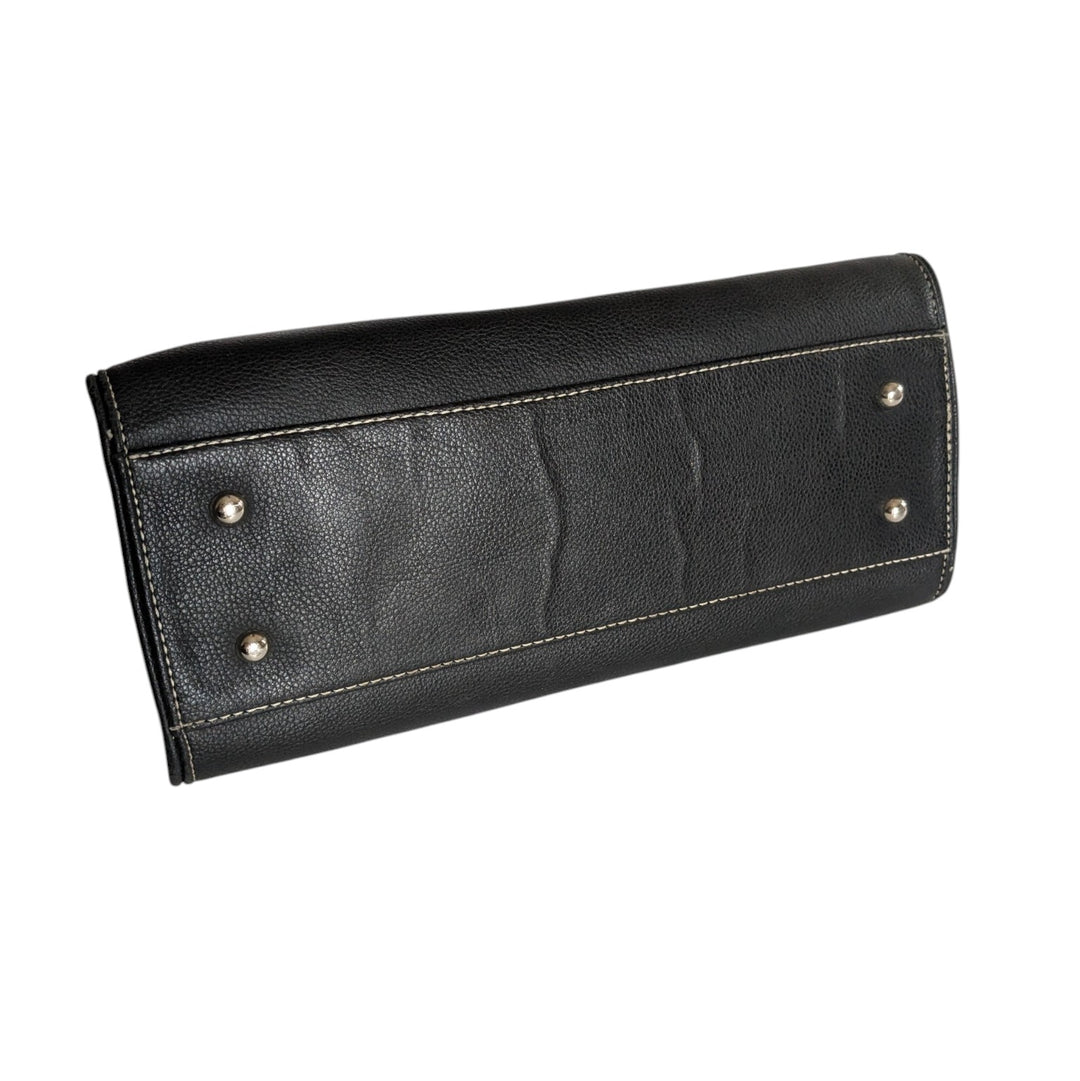 Tod's Girelli Black Leather Shoulder Bag