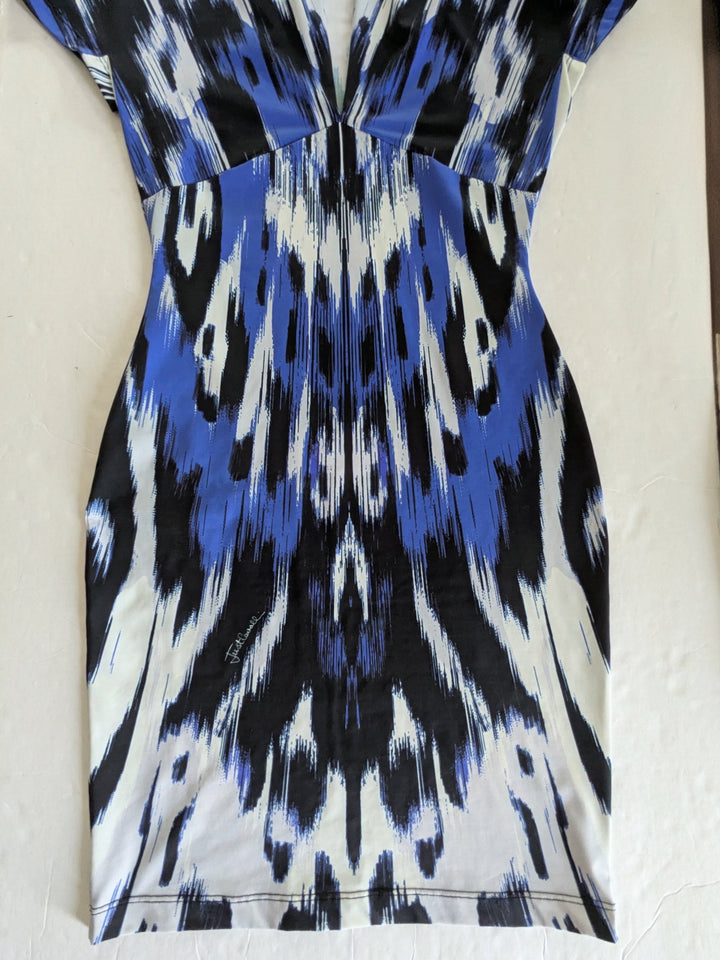 Just Cavalli Ikat Print Dress Size 40