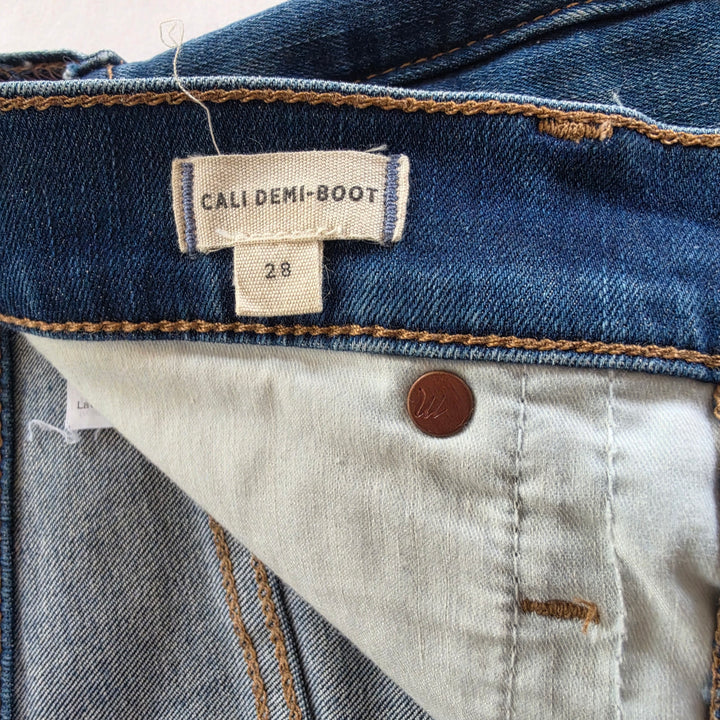 Madewell Cali Demi Boot Cropped Jeans Size 28