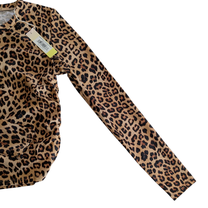 Summer Salt Leopard Print Rash Guard Size 4