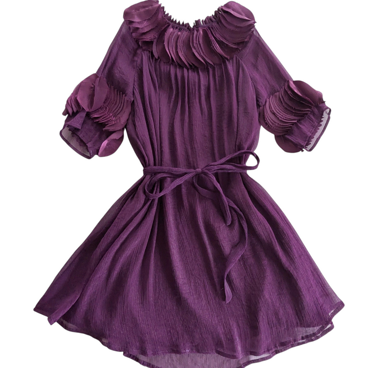 Peppe Peluso Purple Cocktail Dress Size Medium