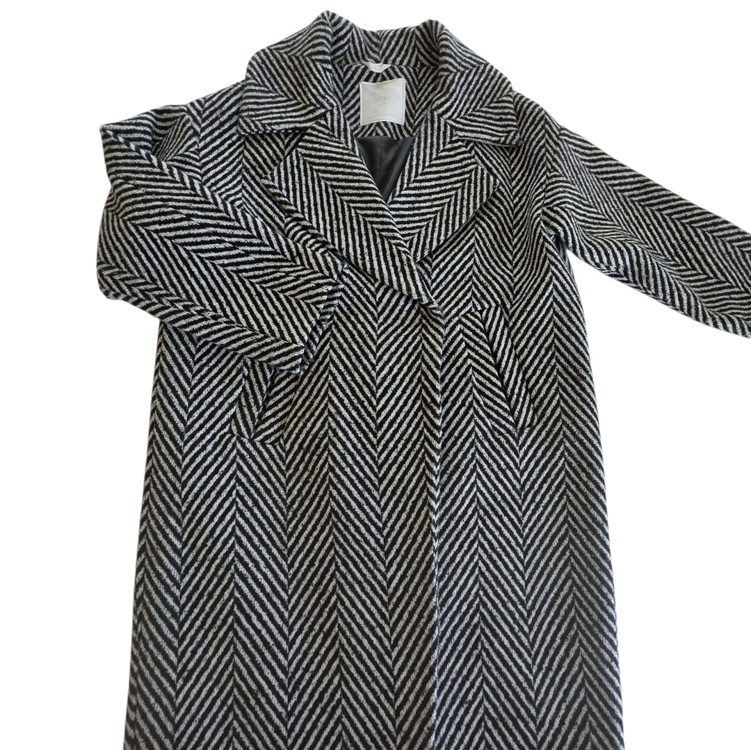 Soskind Wool Blend Midi Coat Size Large