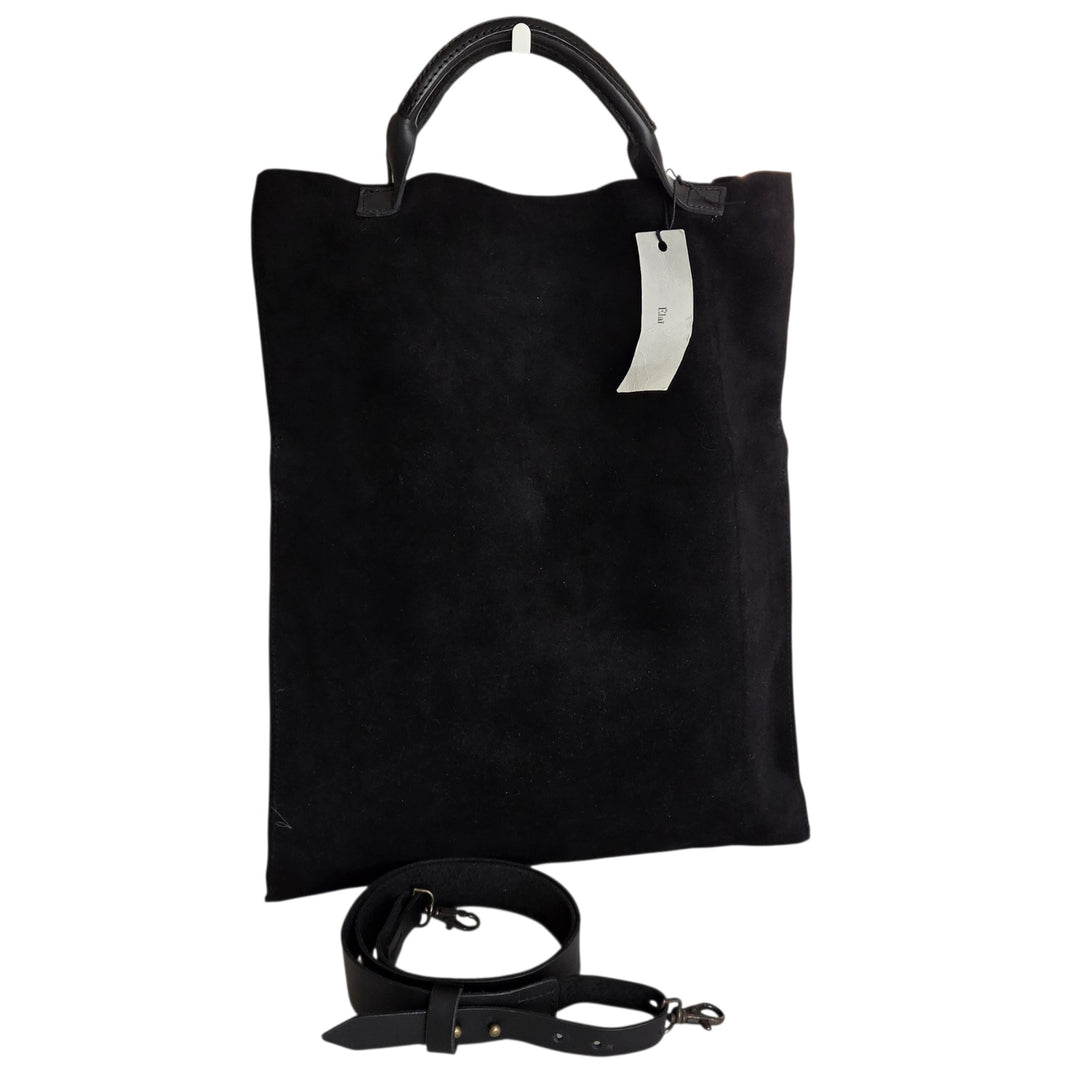 Elai Suede Fold Over Bag