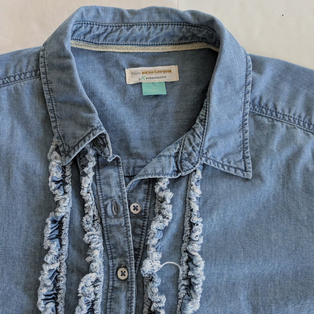 Anthropologie Pilcro Juni Chambray Shirt Size 1X