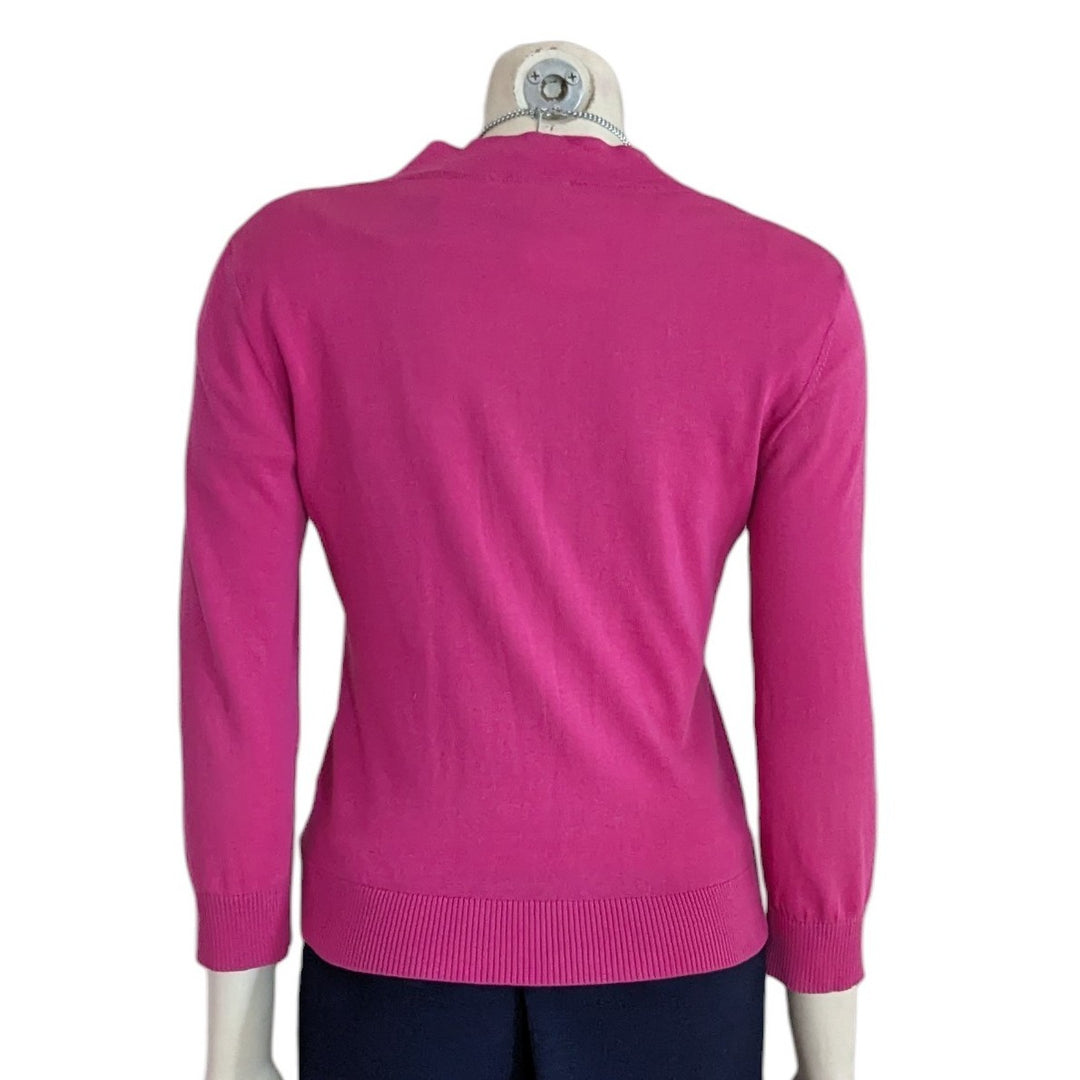 Tory Burch Simone Cotton Cardigan Size Small