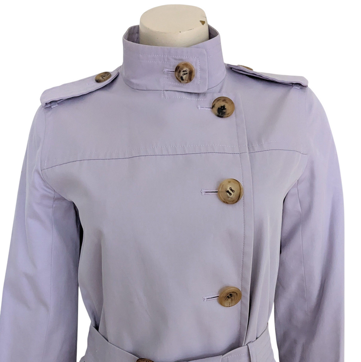 Burberry Lilac Trench Coat Size 38