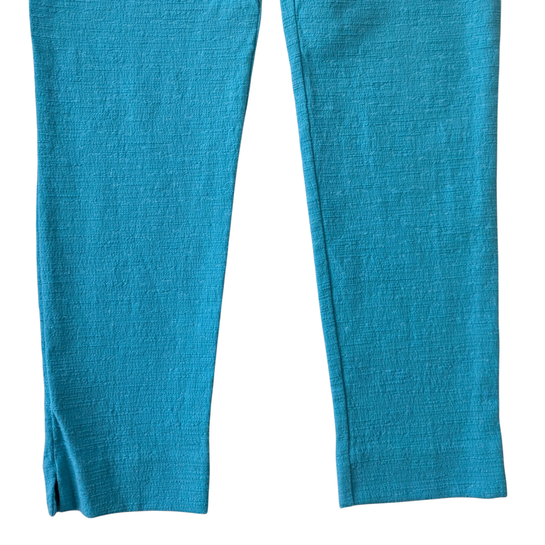 Trina Turk Cropped Textured Cotton Pants Size 10