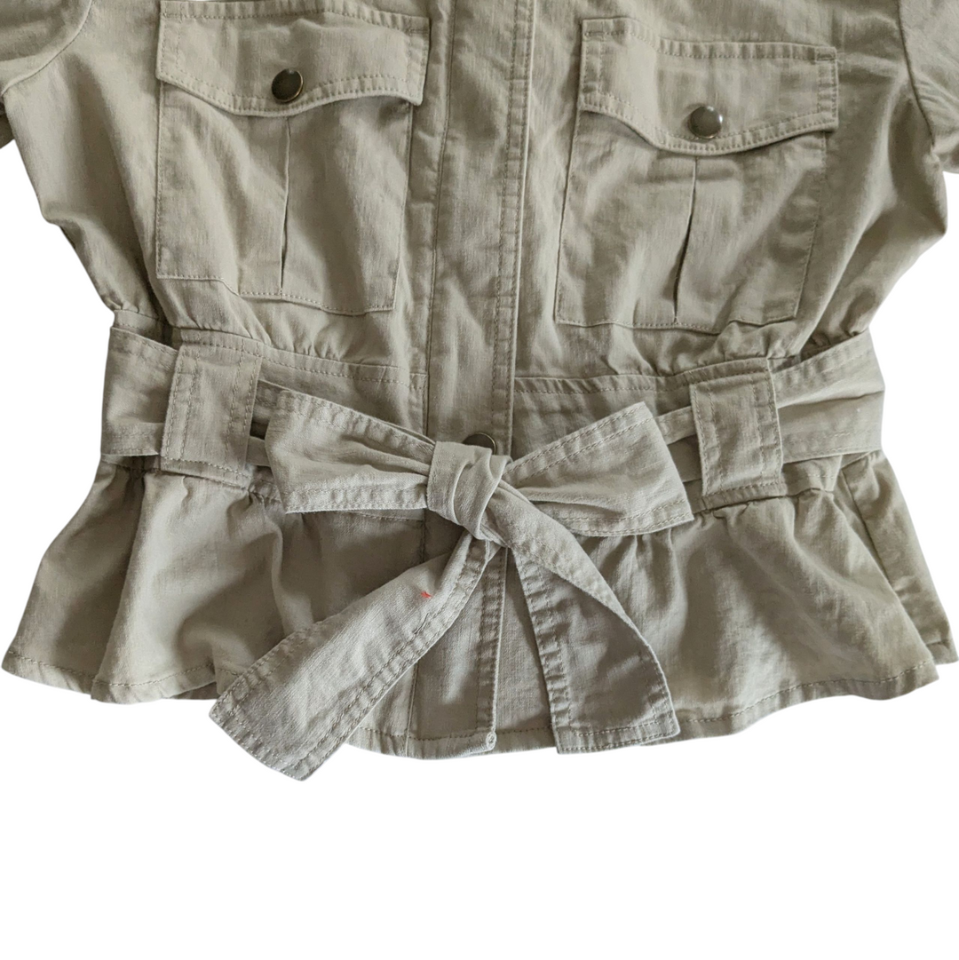 Banana Republic Factory Linen Blend Jacket Size Small Petite