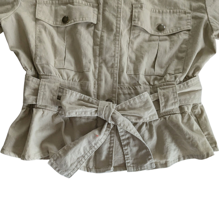 Banana Republic Factory Linen Blend Jacket Size Small Petite