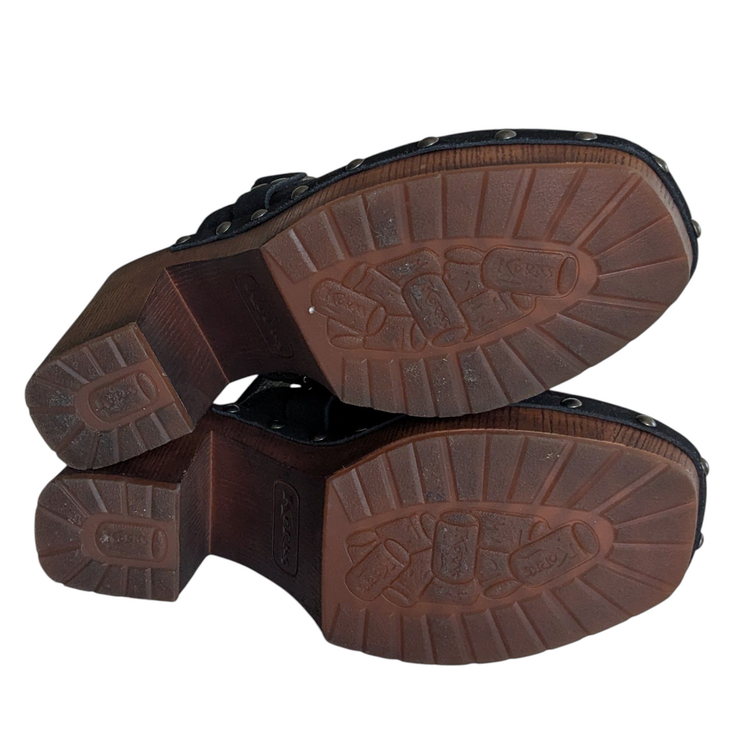 Korks Suede Clogs Size 6