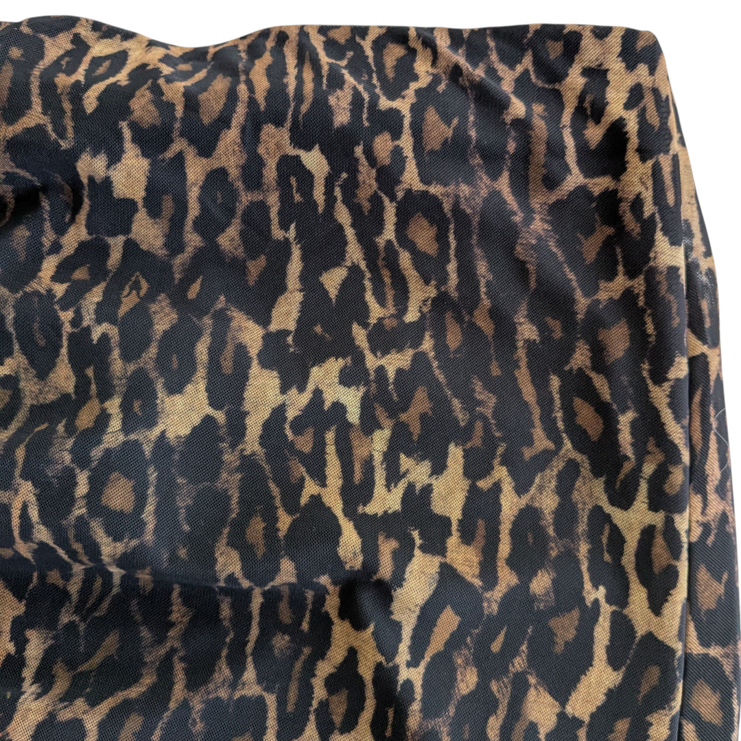 All Saints Nora Animal Print Skirt Size 10 NWT